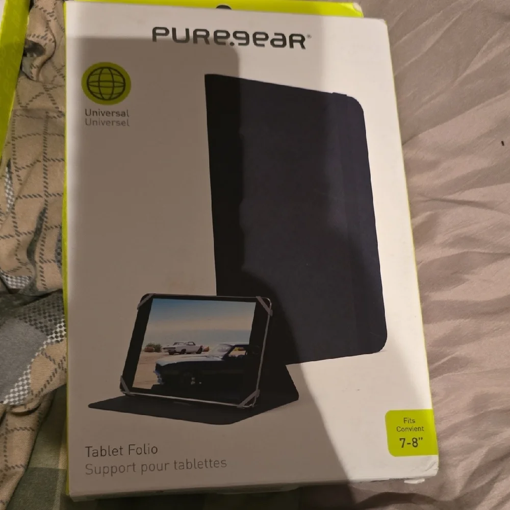 Black Tablet Folio Case